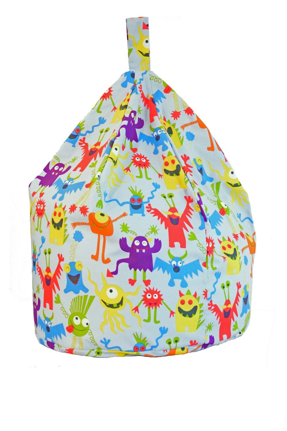 Cotton Grey Monsters Bean Bag Child Size