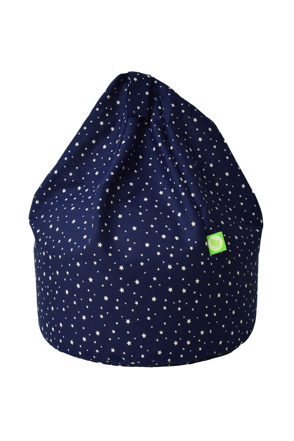 Cotton Navy Stars Bean Bag Large Size
