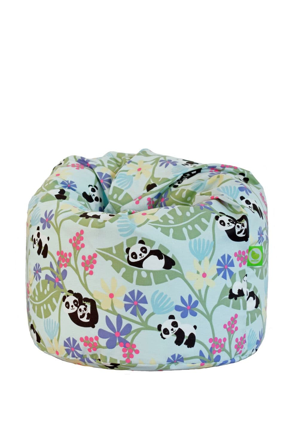 Cotton Light Blue Panda Bean Bag Large Size