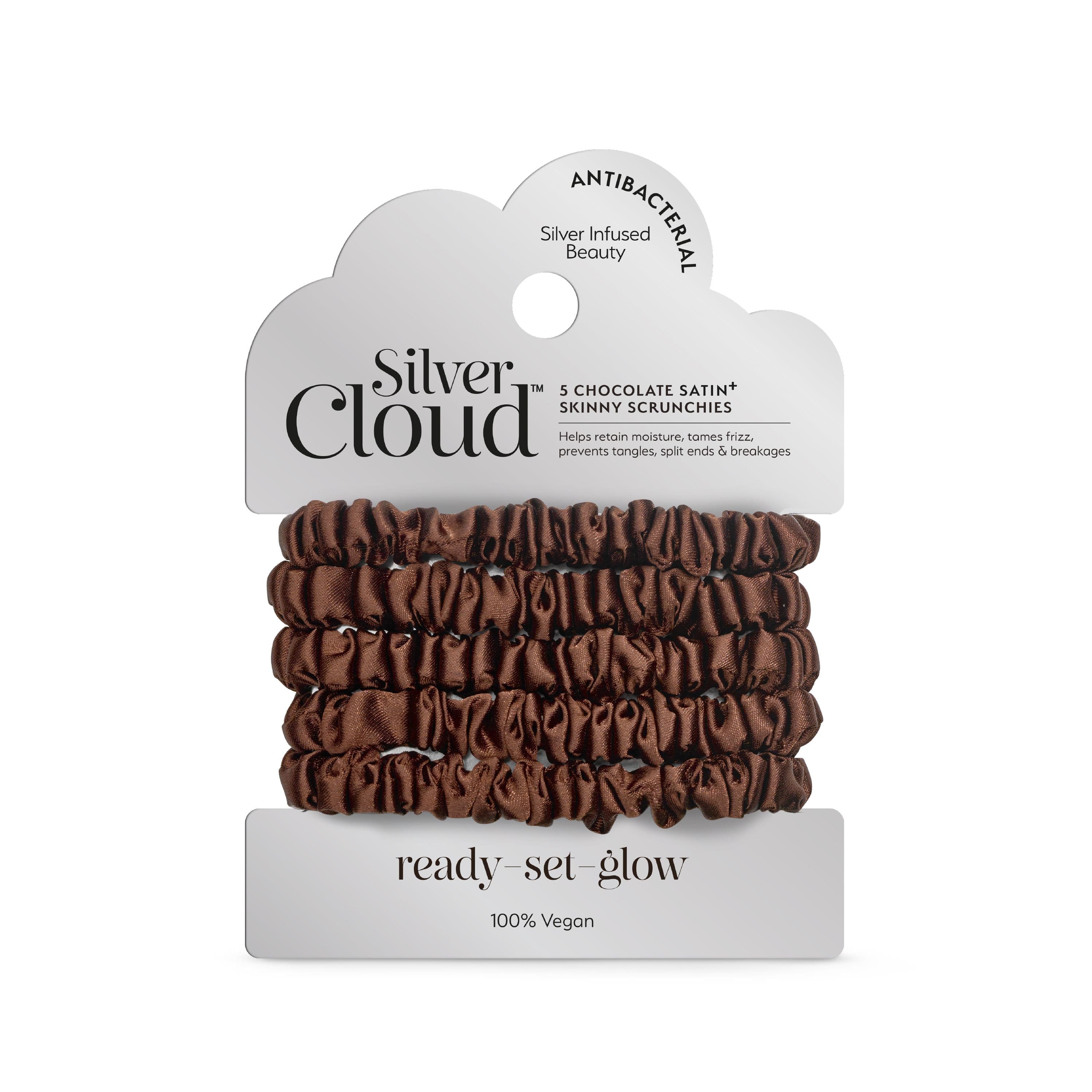5 Skinny Satin Scrunchies