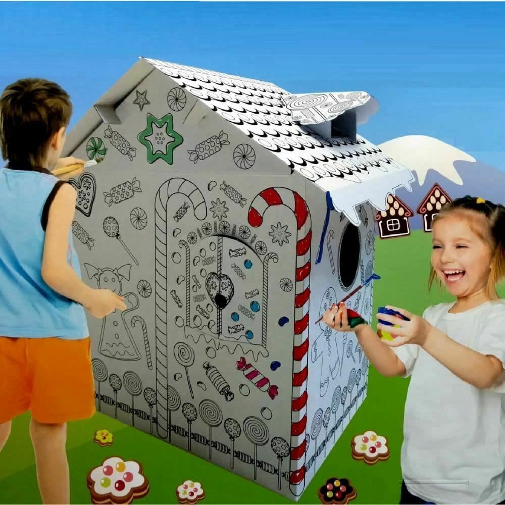 Your Own Gingerbread House Playhouse
