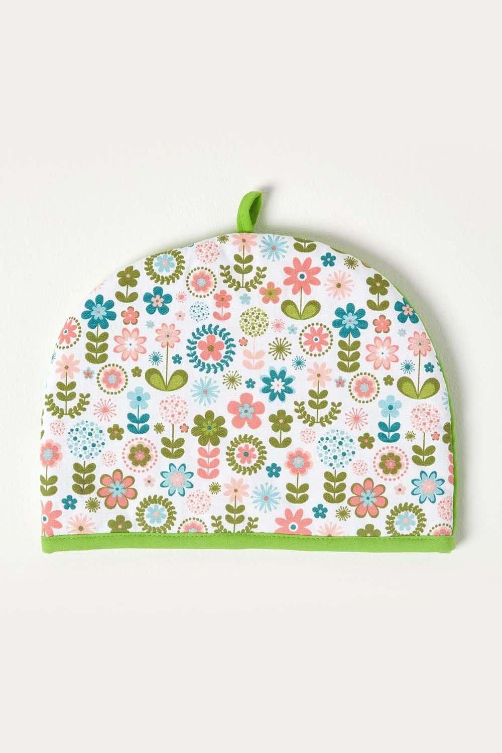 Tea Cosy Double Design Retro Flower Teapot Warmer