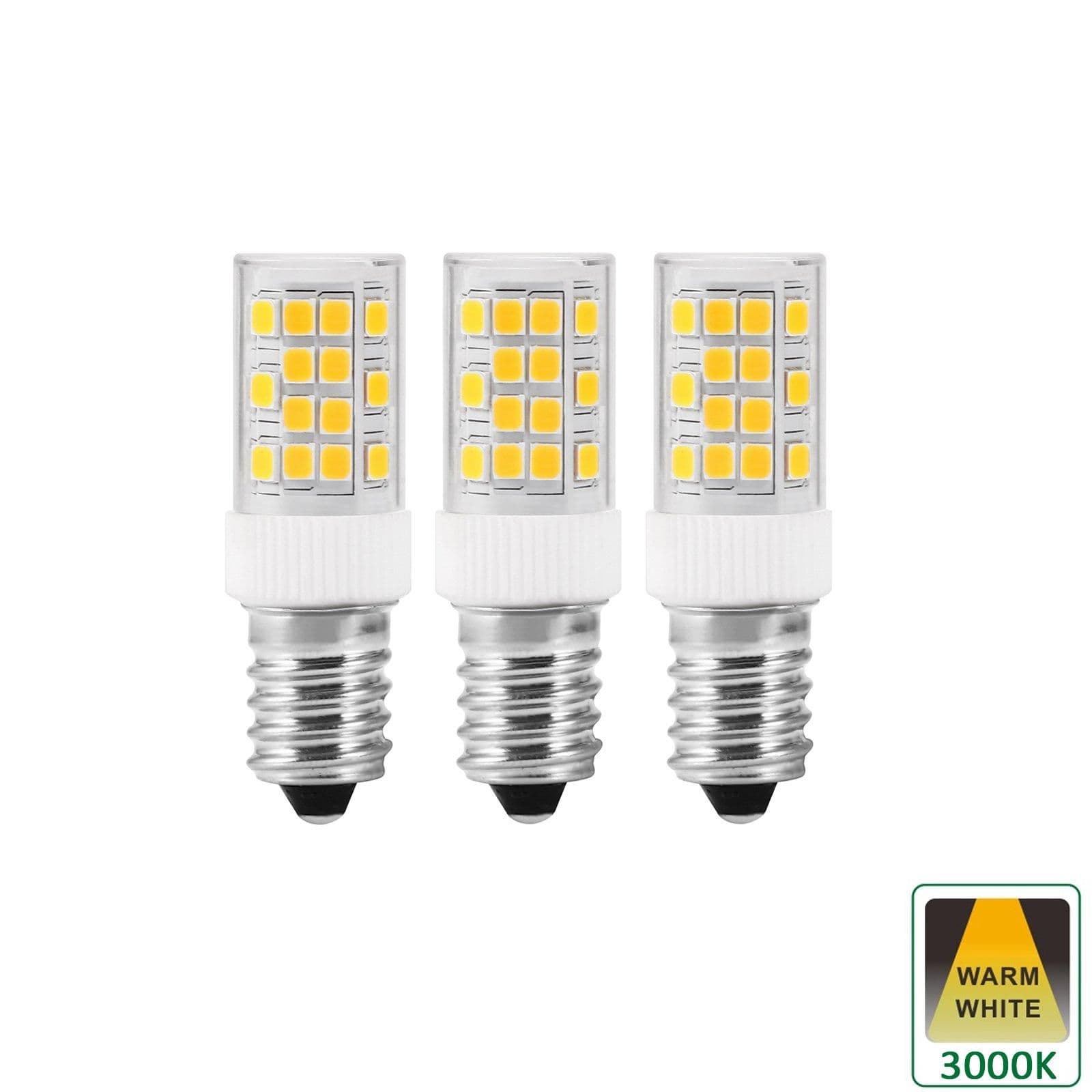 Warm E14 4W Dimmable Capsule LED Bulb Pack 3