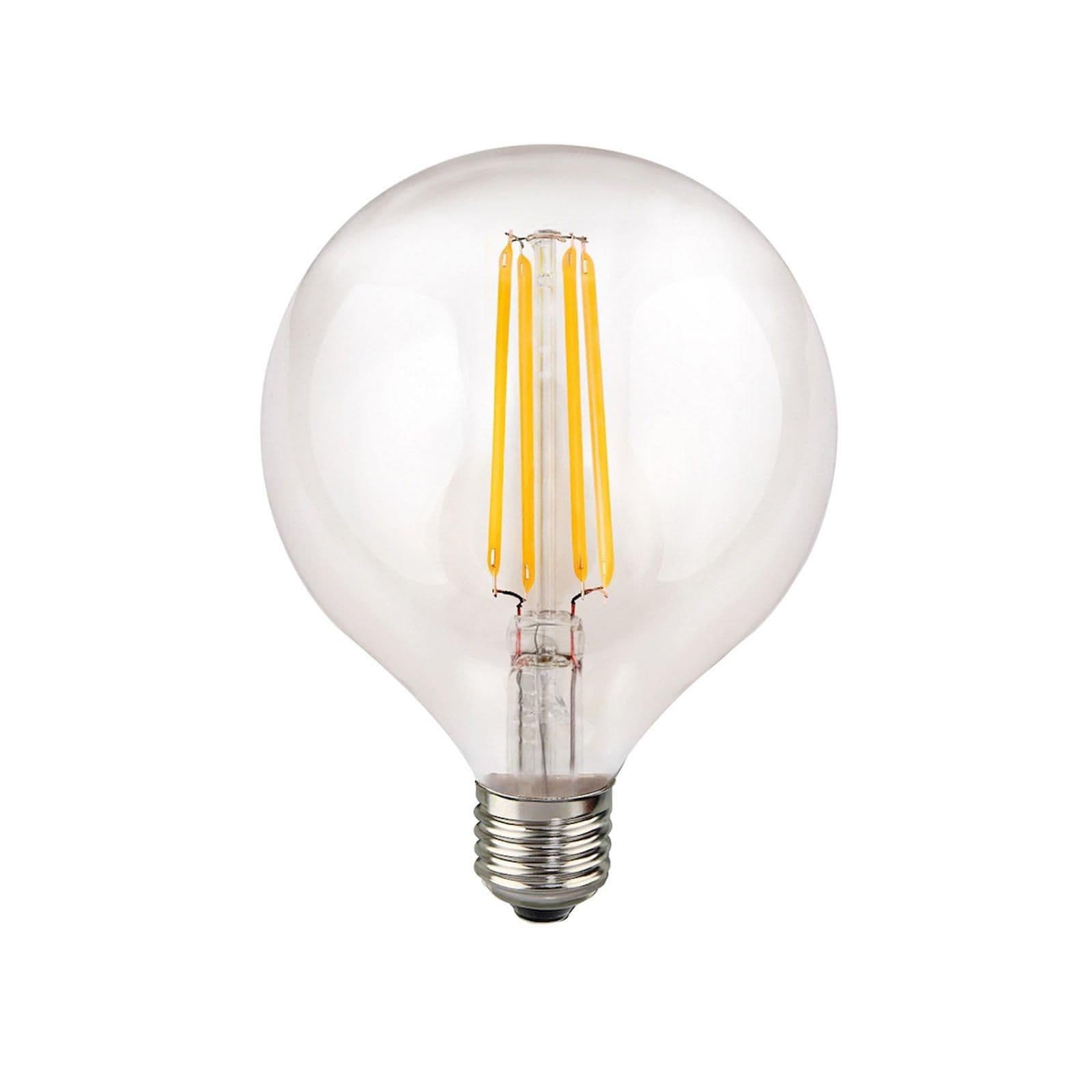 8 Watts G125 E27 LED Bulb Clear Globe Warm Dimmable