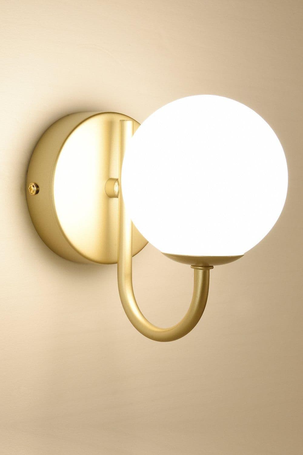 Wall Light Sconce Globe Shade