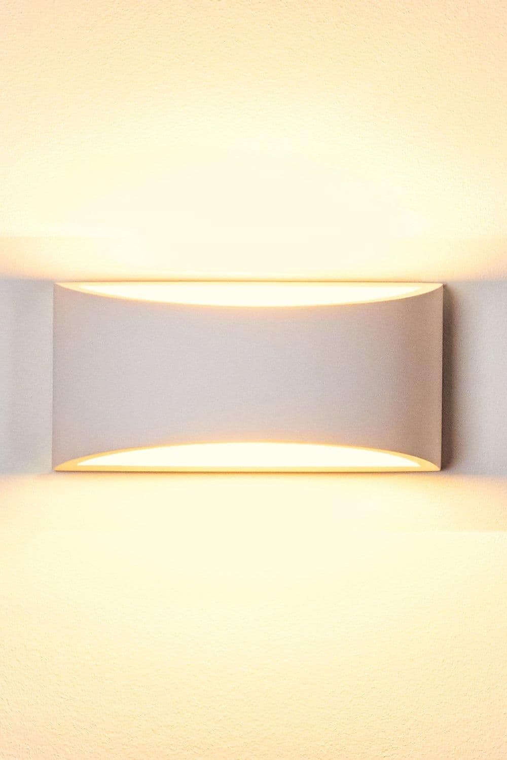 Art Deco Plaster Indoor Wall Light Large