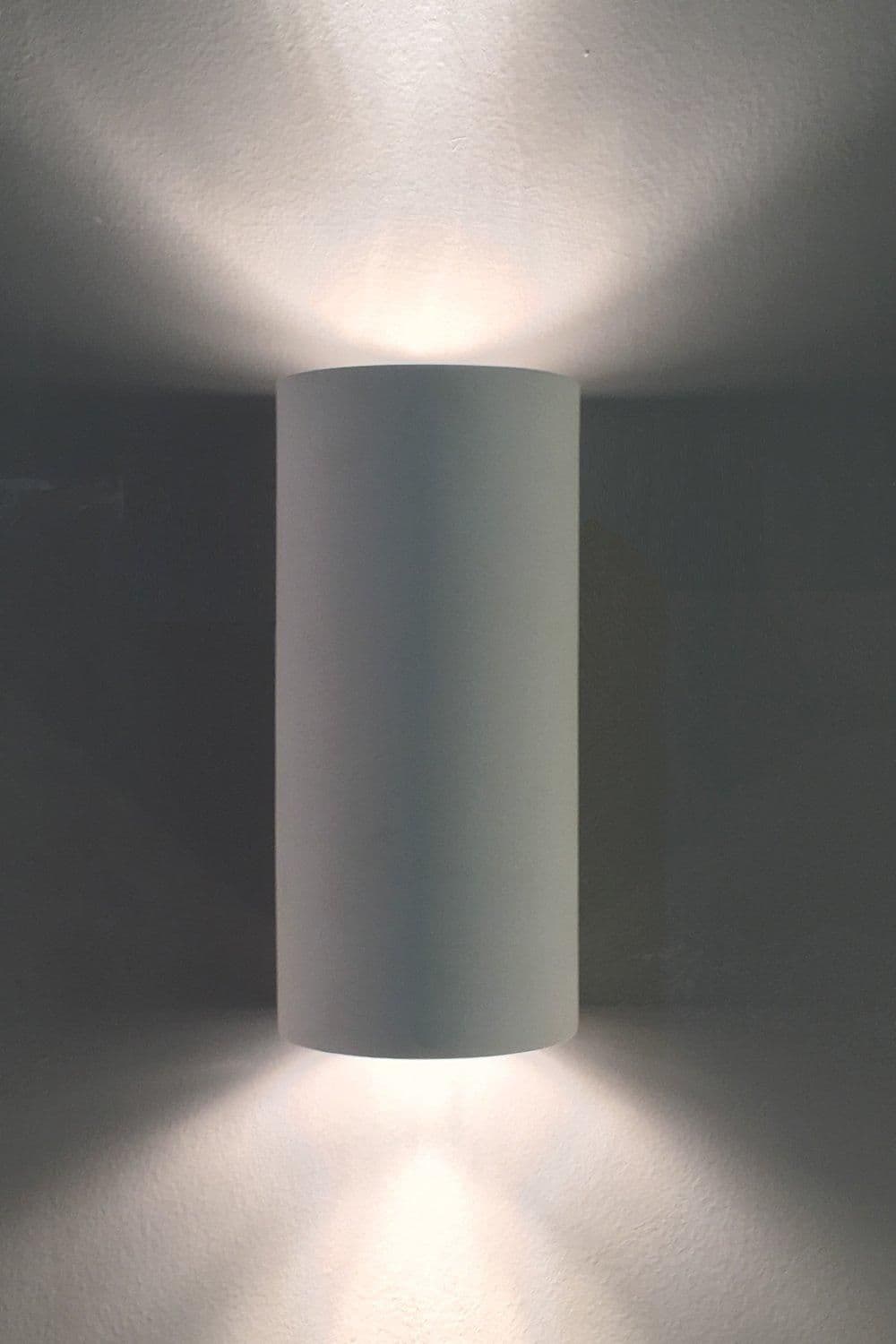 Ceramic Full Cylinder Wall Light Up Down 2 Lights GU10