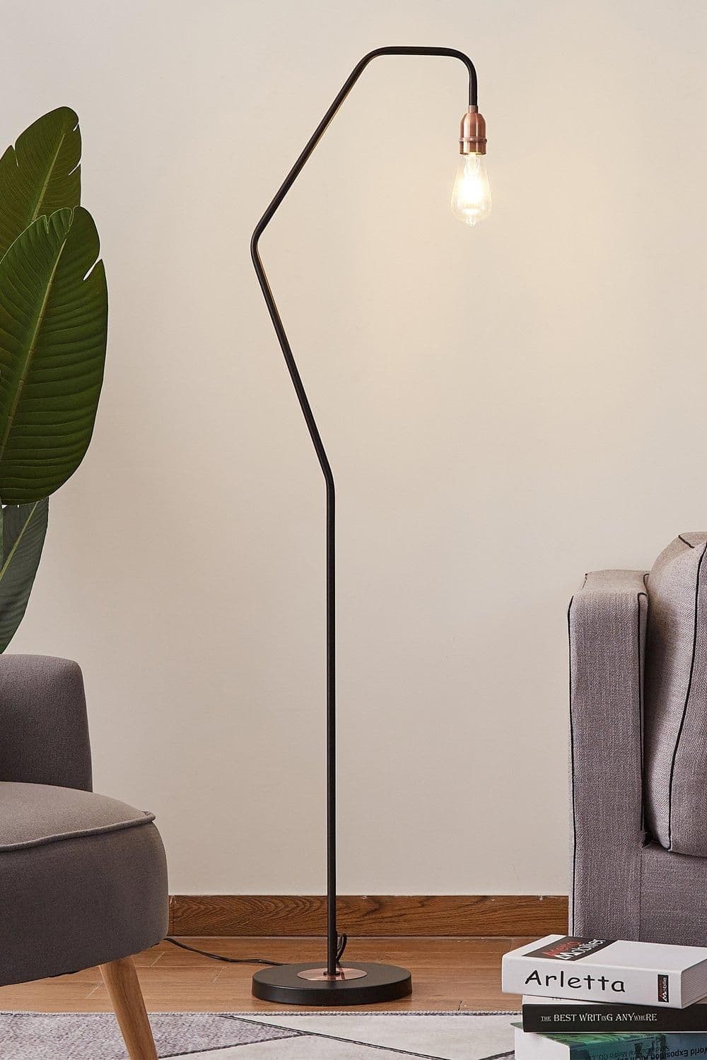 Plug Floor Lamp On Off Switch E27 ES Cap