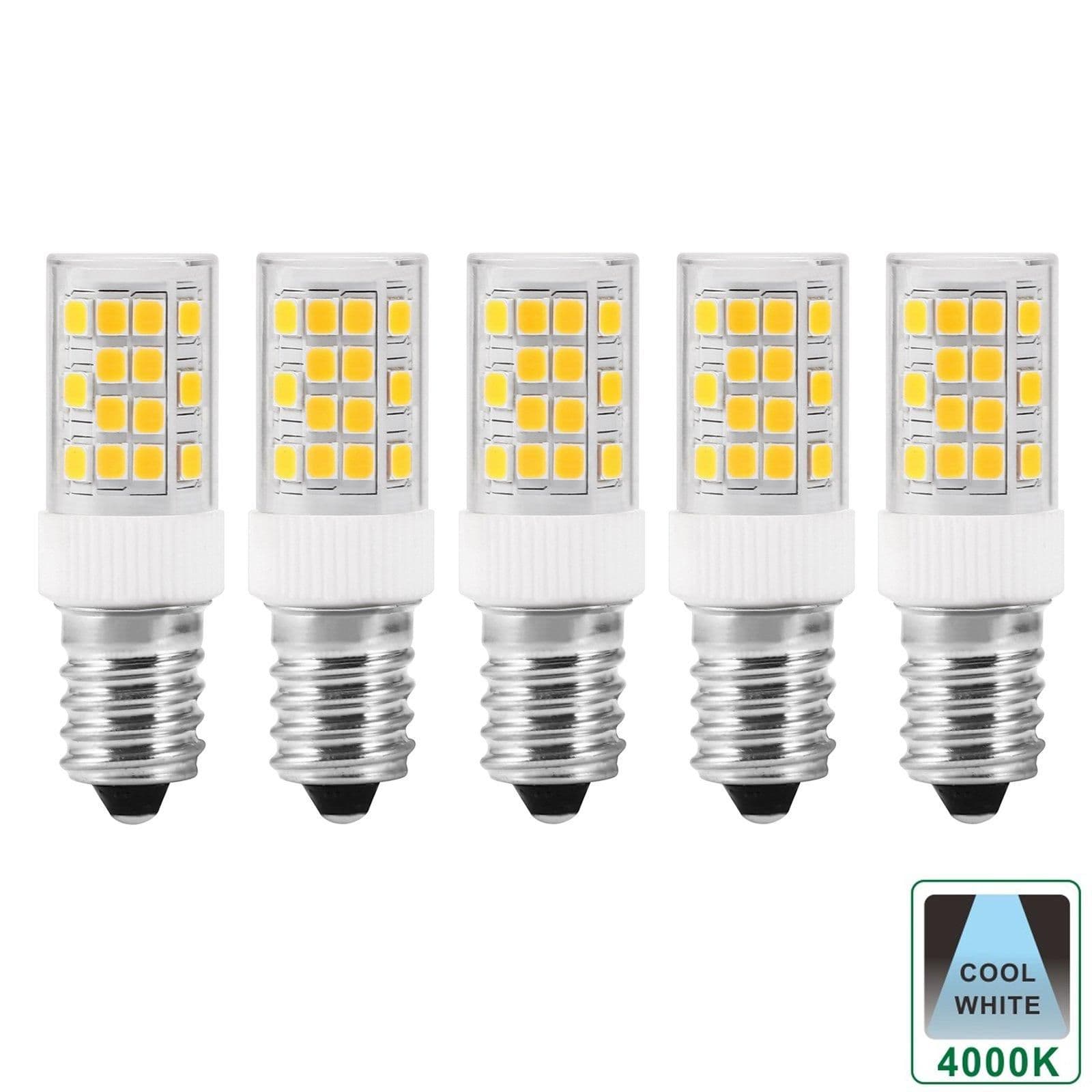 Cool E14 4W Dimmable Capsule LED Bulb Pack 5