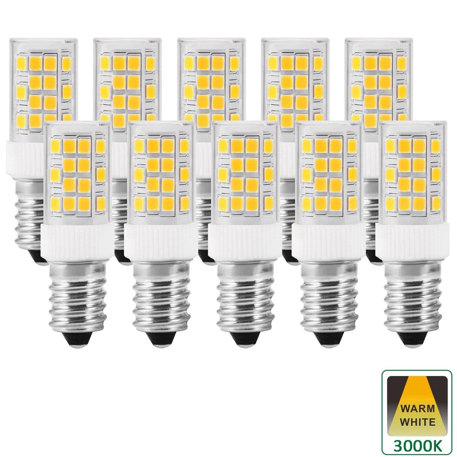 Warm E14 4W Dimmable Capsule LED Bulb Pack 10