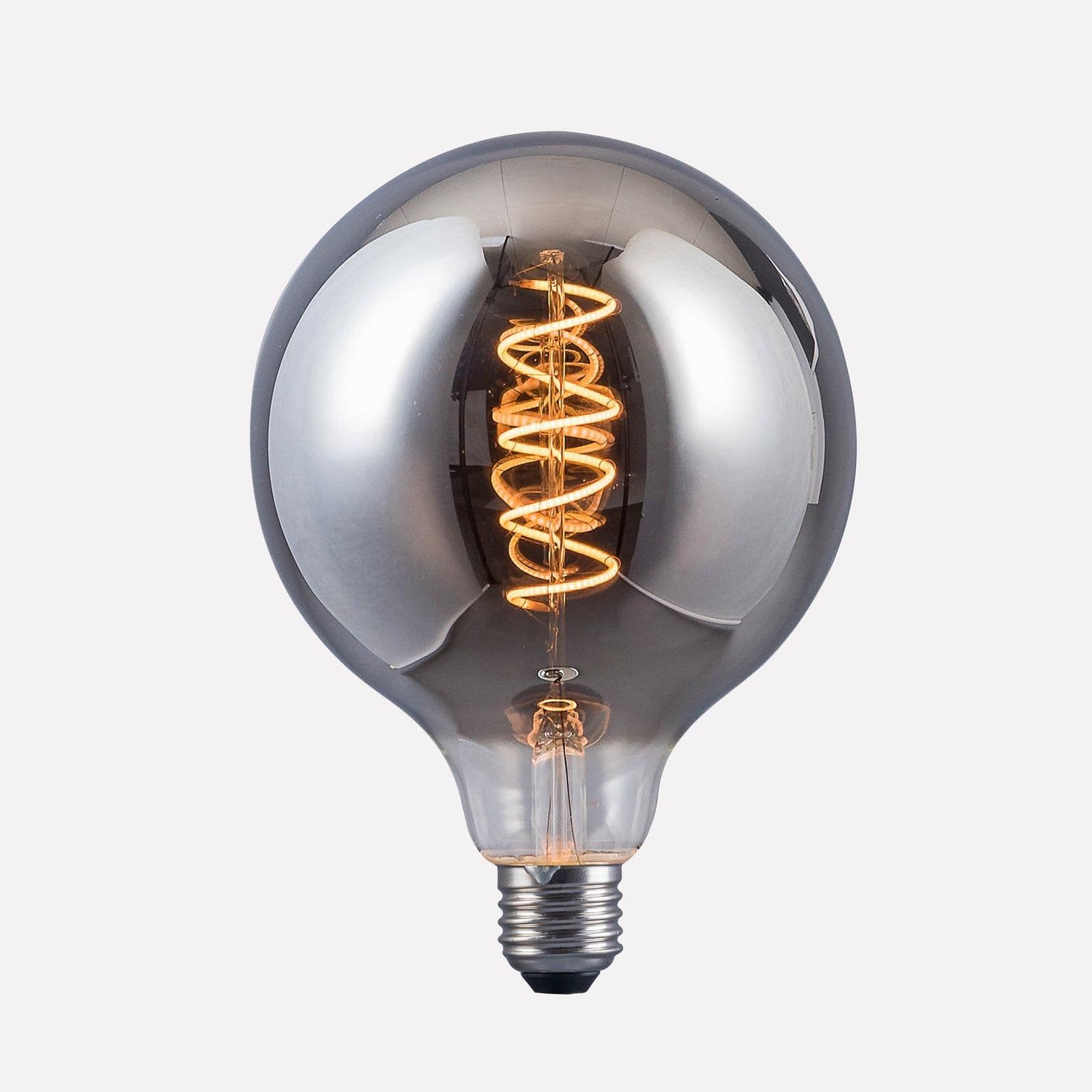 4 Watts G125 E27 LED Bulb Smoked Globe Warm Dimmable