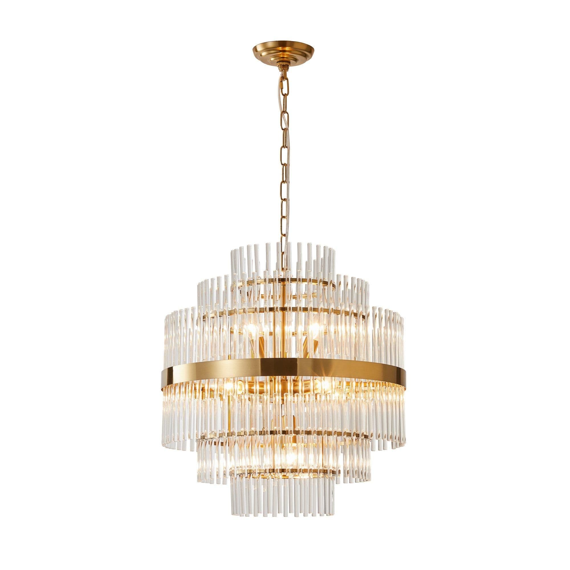 8 Light Pendant Ceiling Light E14 Bulb Cap