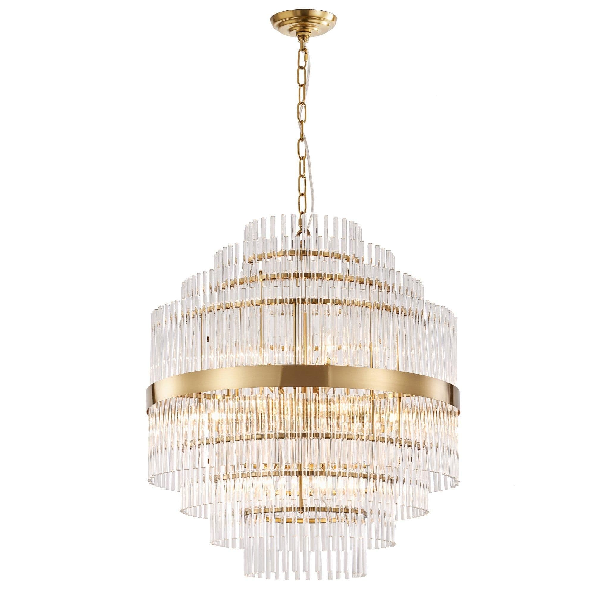12 Light Pendant Ceiling Light E14 Bulb Cap
