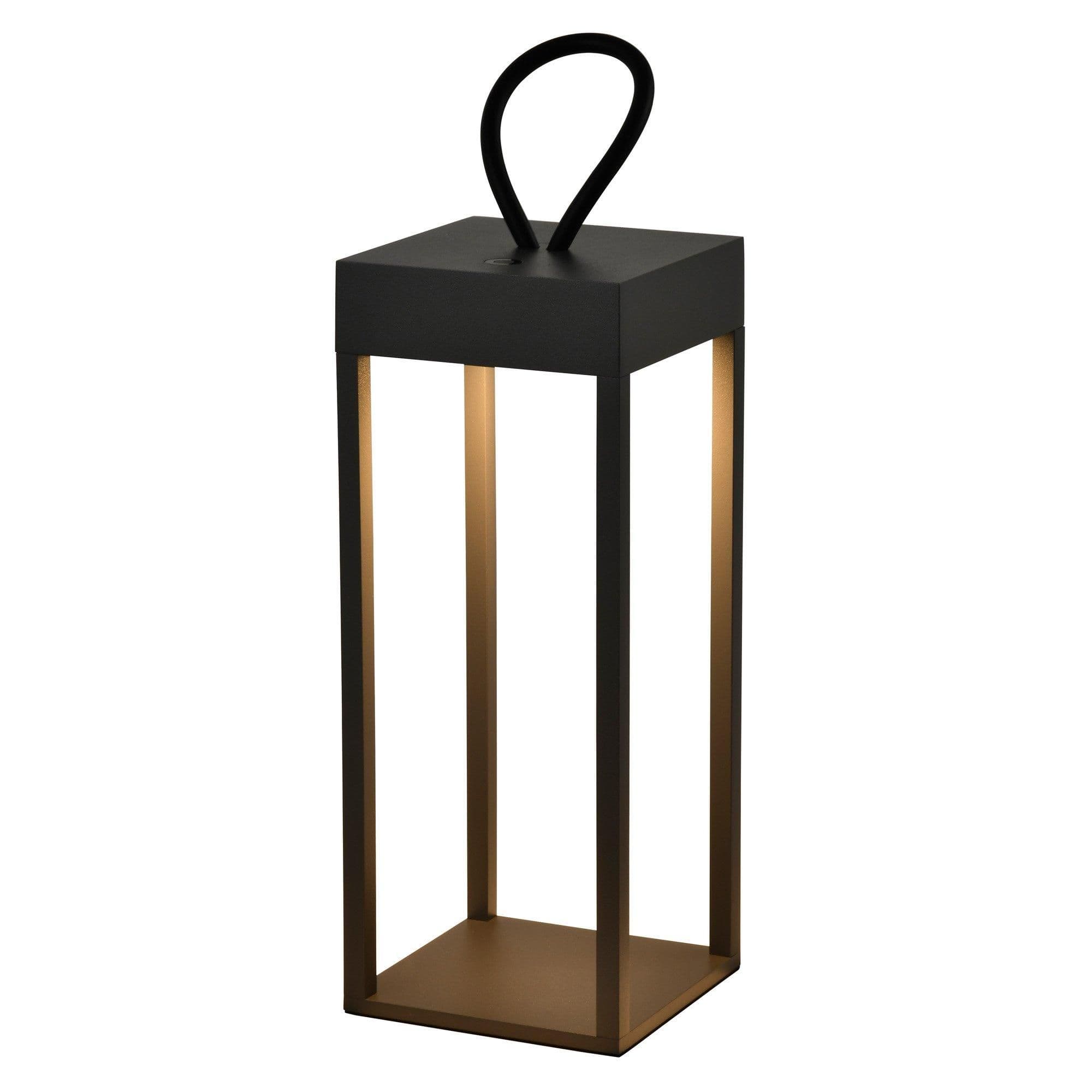 Portable LED Outdoor Light Rechargeable battery IP54 Dimmable Sand Finish