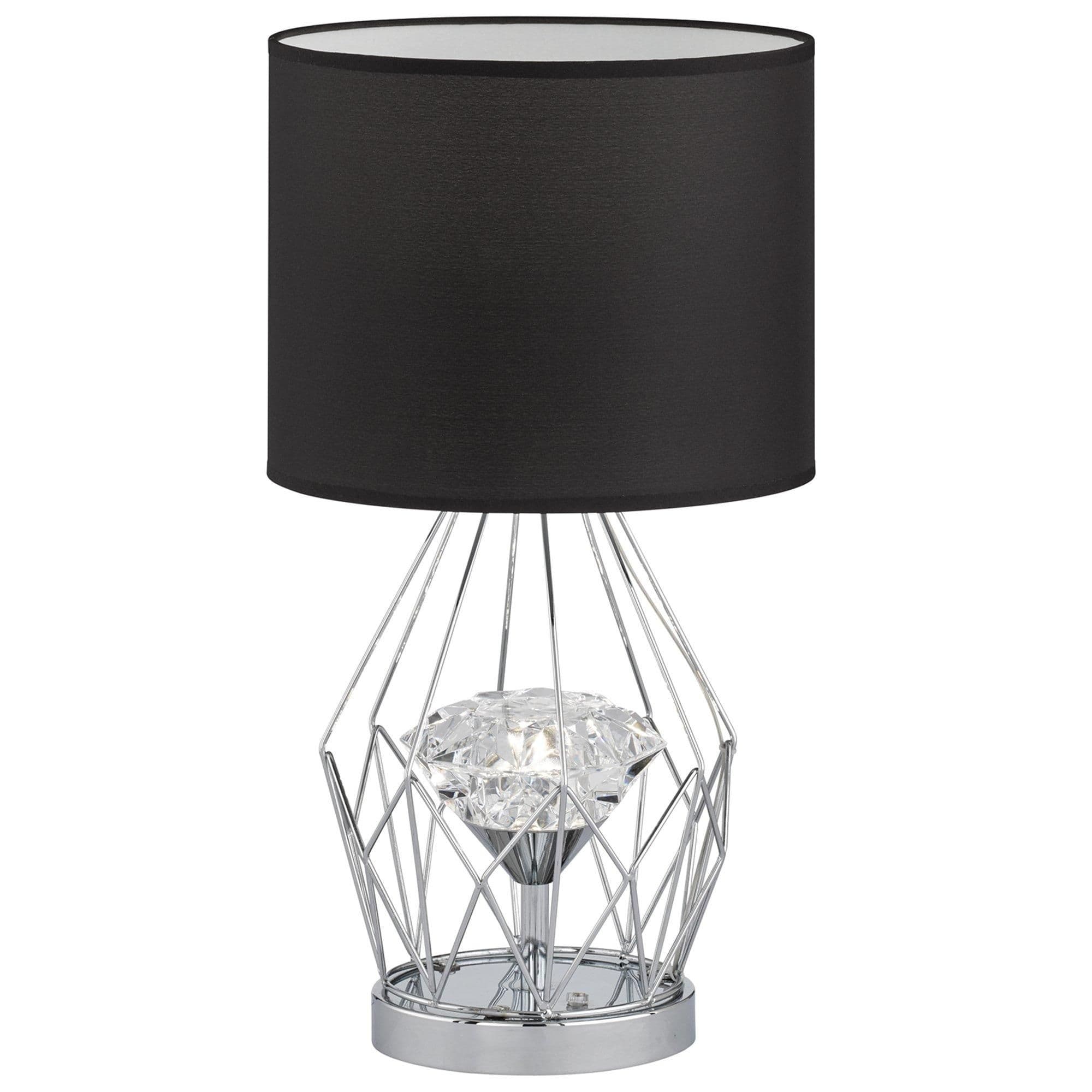 LED Table Lamp Fabric Shade