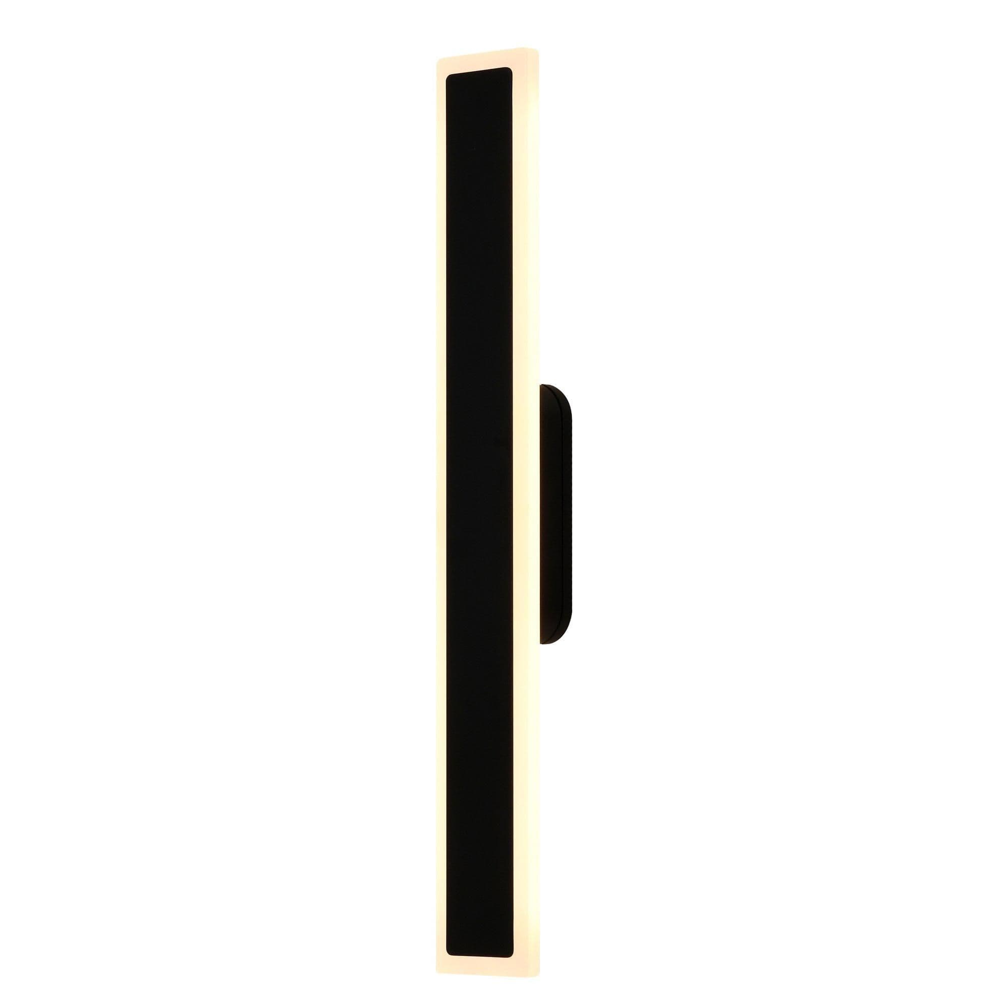 17 Watts LED Wall Light IP54 Weatherproof Sand Finish Indoor Outdoor 62.5cm Height 3000K