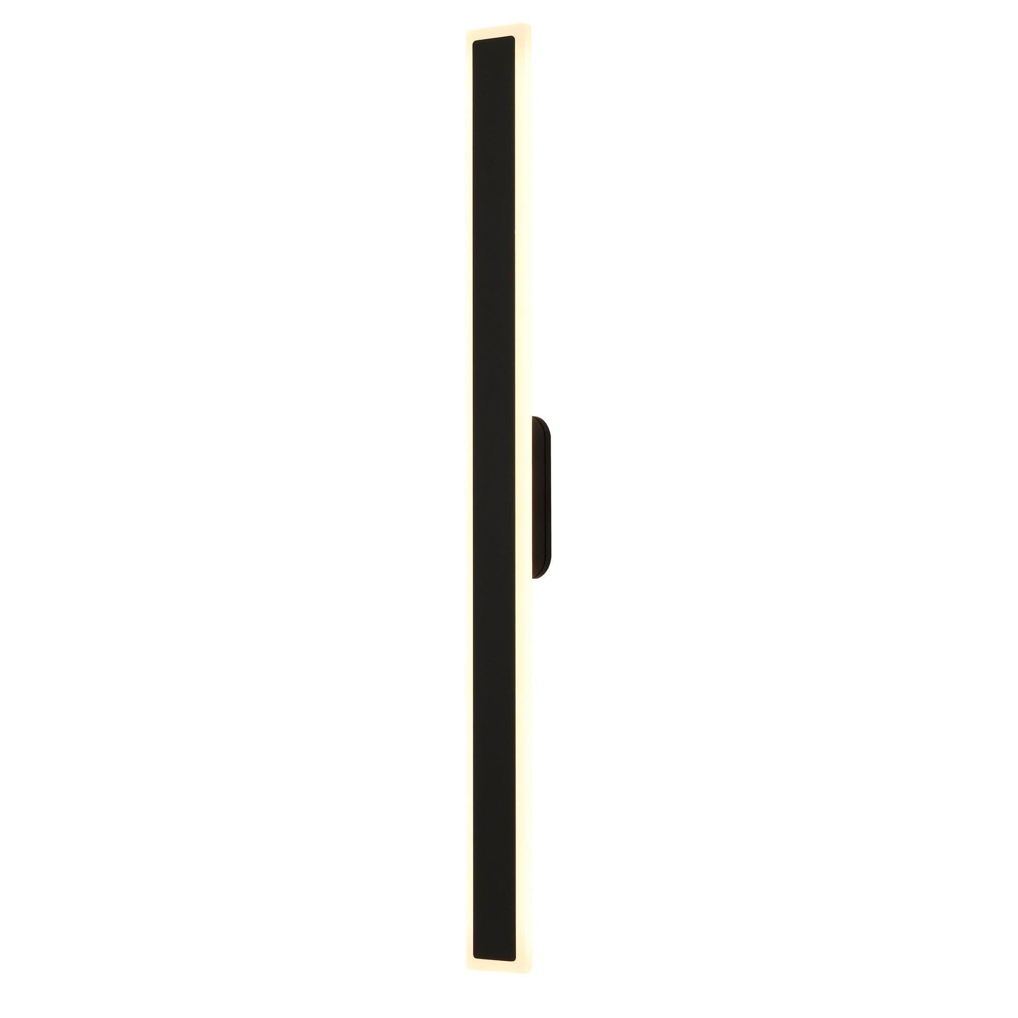 22 Watts LED Wall Light IP54 Weatherproof Dark Grey Finish Indoor Outdoor 102.5cm Height 3000K