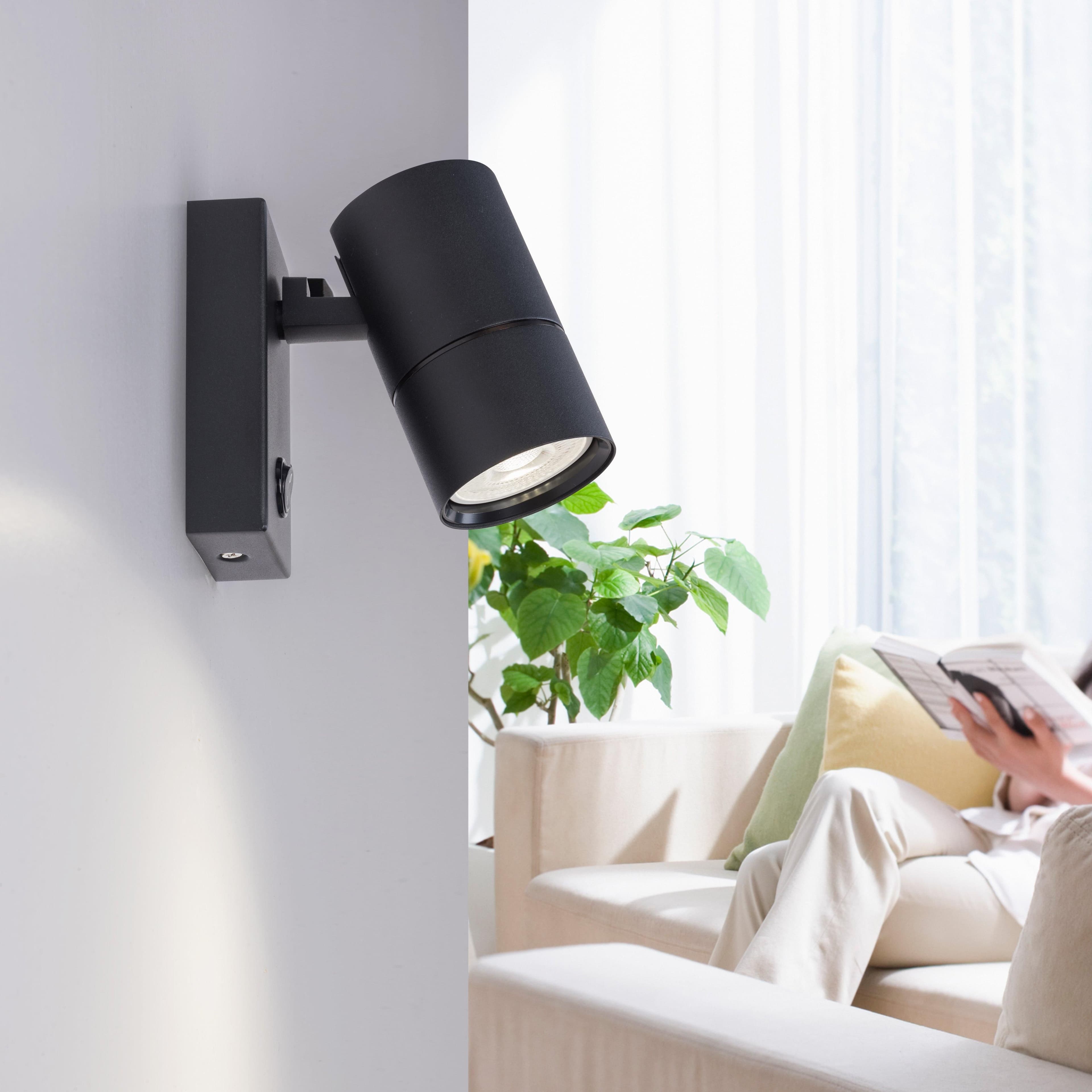 1 Light GU10 Spotlight nail switch