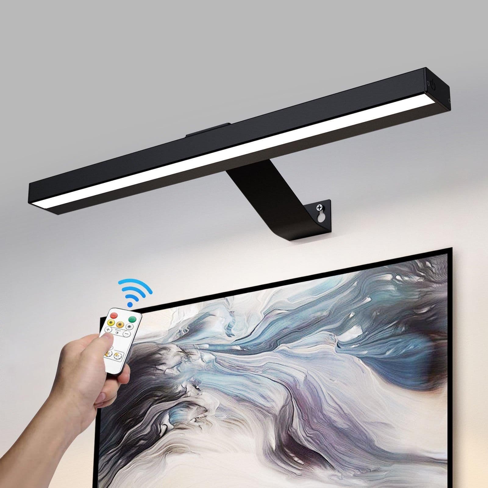 Rechargeable Picture Light Black Magnetic Wireless Picture Lights