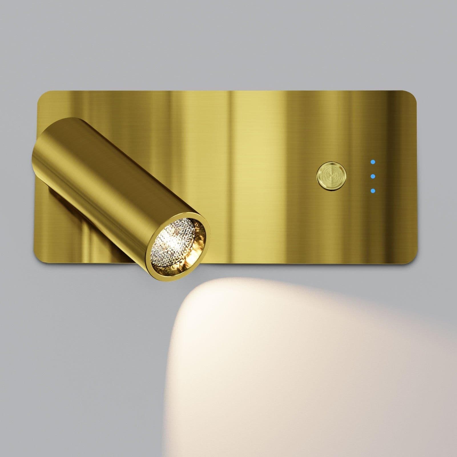 Wall Spotlights Brass antique Magnetic LED Rechargeable Wall Light