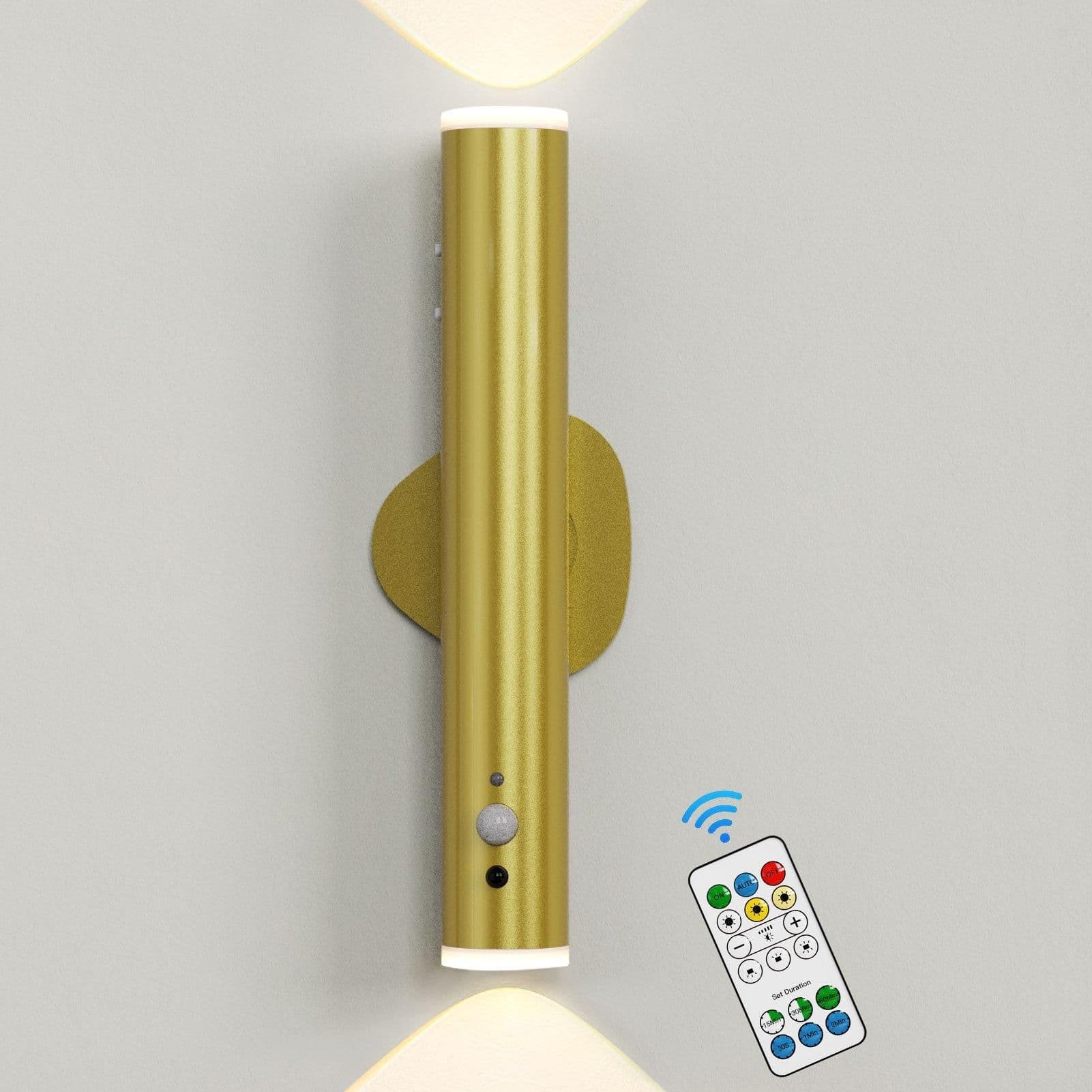 Battery Operated Wall Light Motion Sensor Cordless Rechargeable Wall Lamp