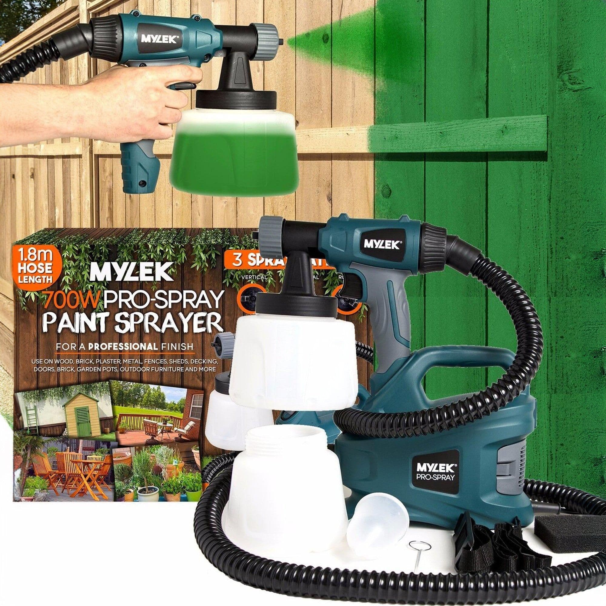 Electric Paint Sprayer Gun Kit 700W - 2 Cups, Strap & 2 Air Filters