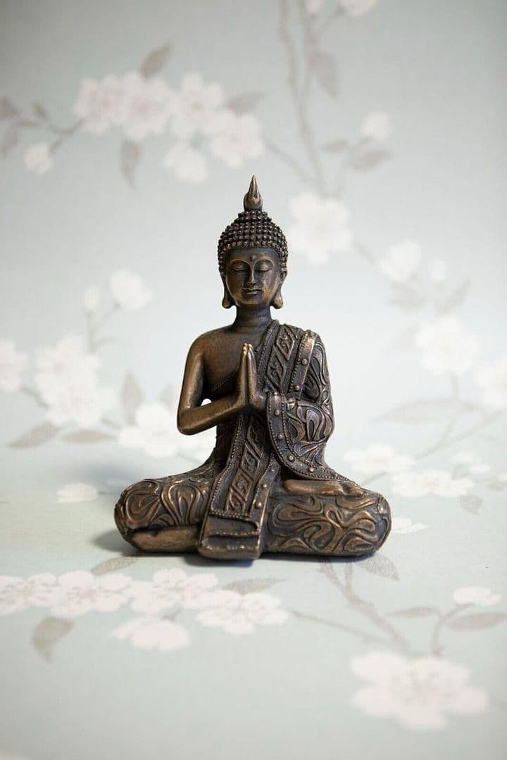 Mystic Thai Buddha Sculpture Lotus Position