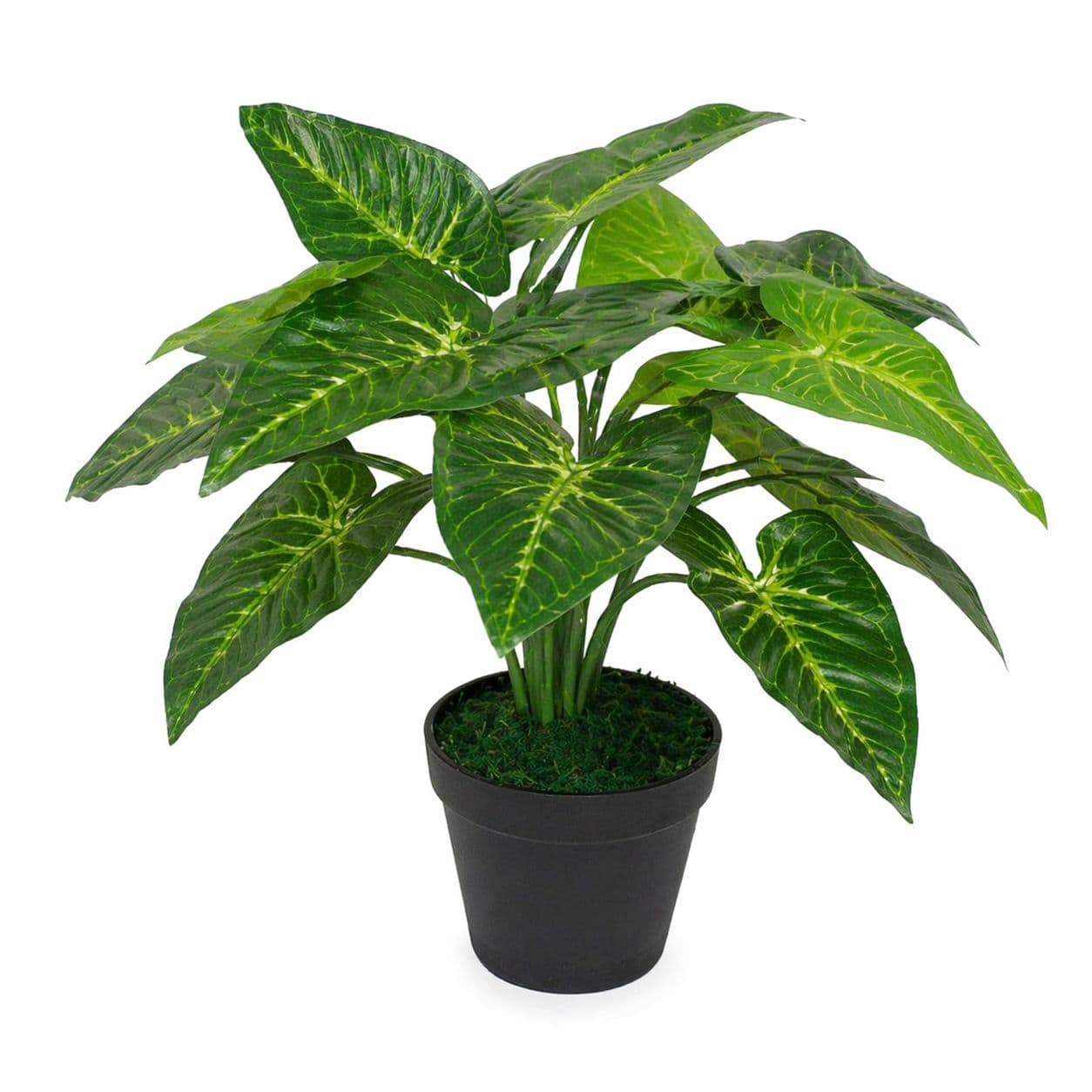 45cm Leaf Design UK Realistic Large Artificial Foliage Plant with Pot