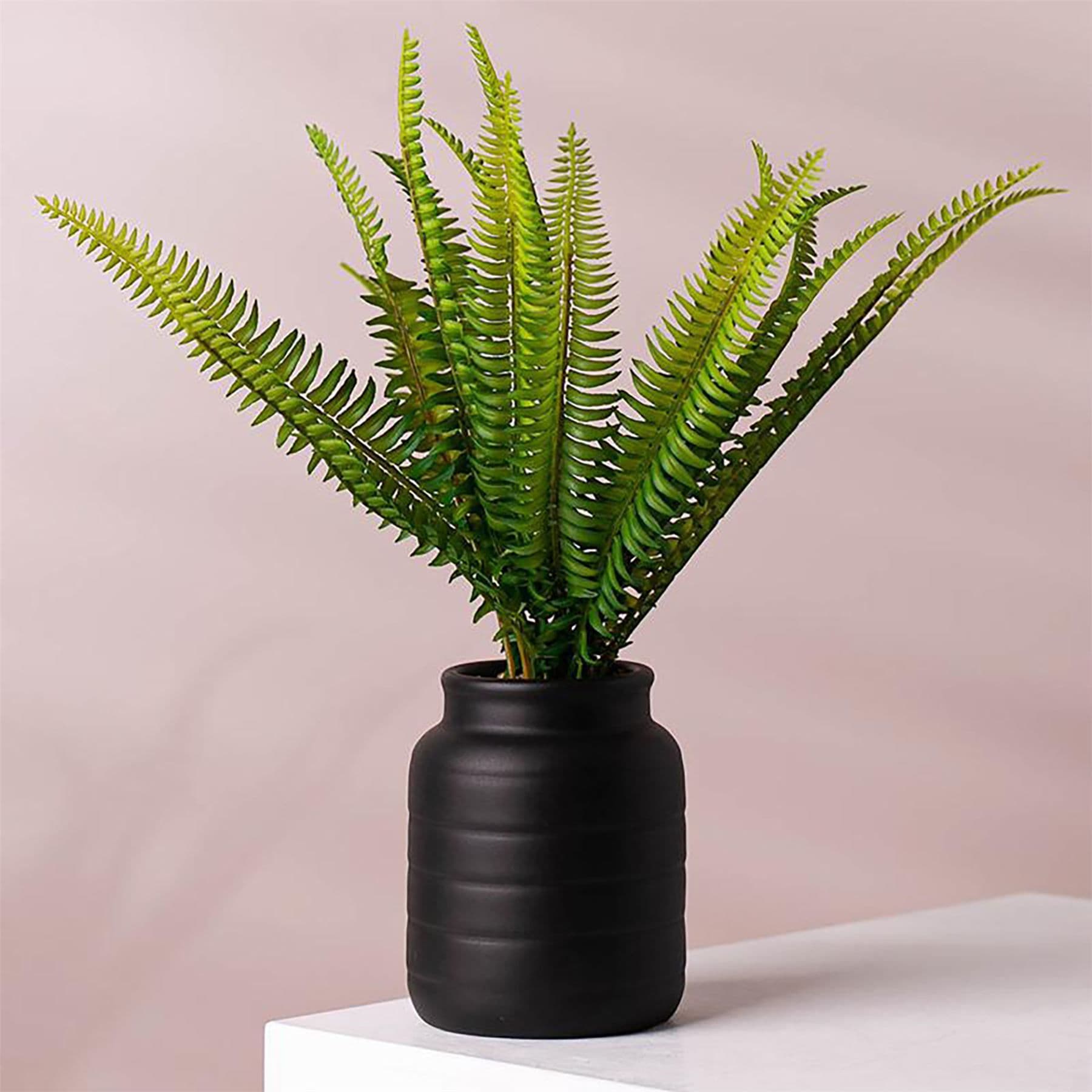 Black Vase Planter 13 x 13 x 14cm