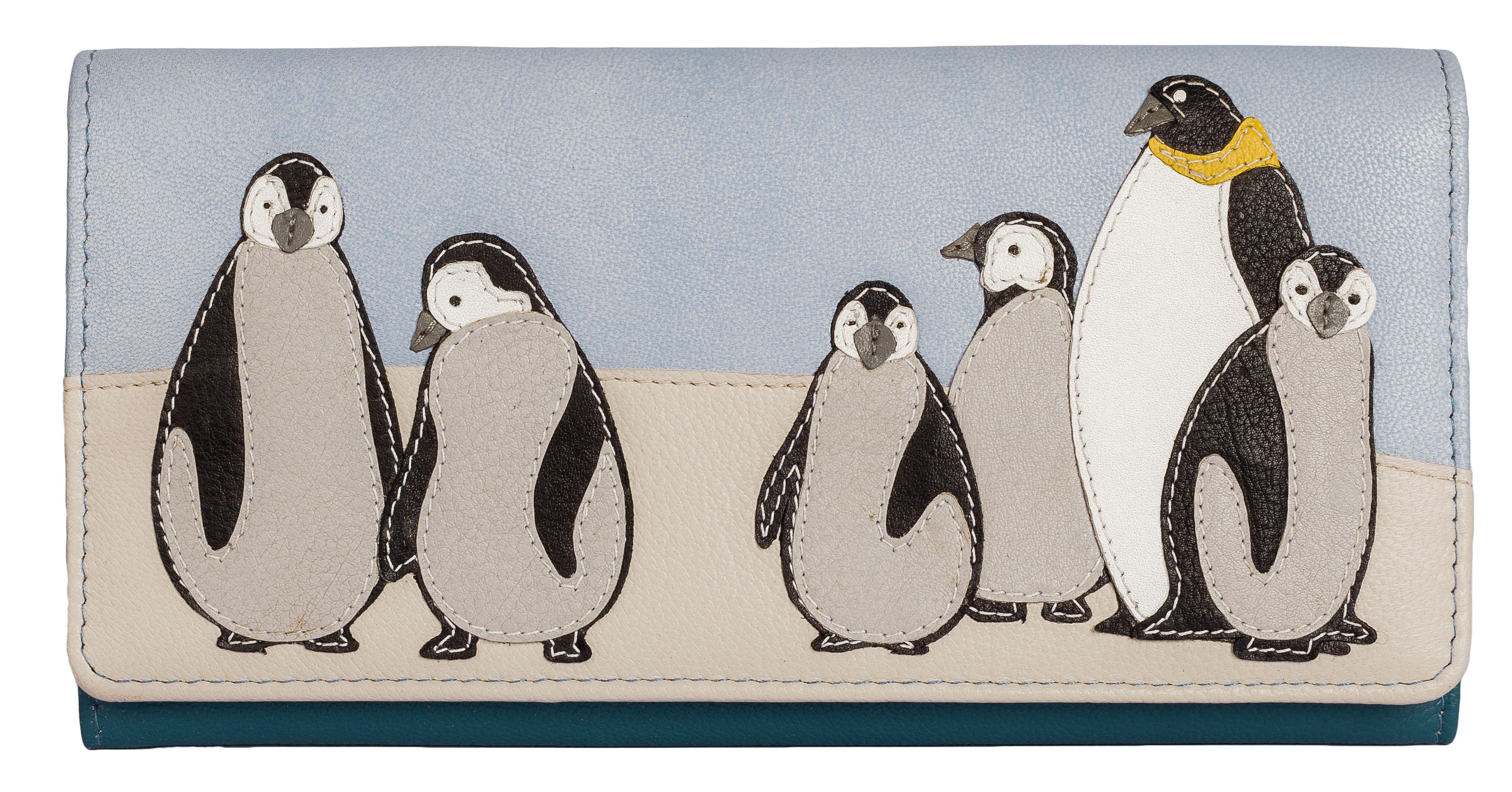 Ollie Penguin Large RFID Purse