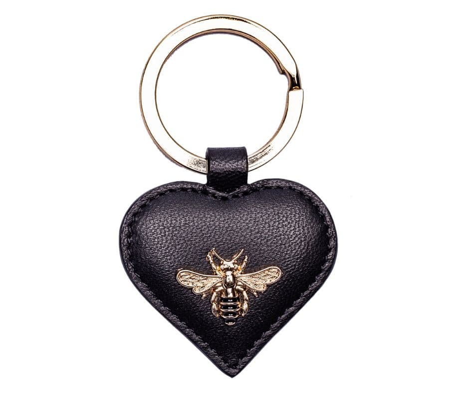 Heart Bee Keyring