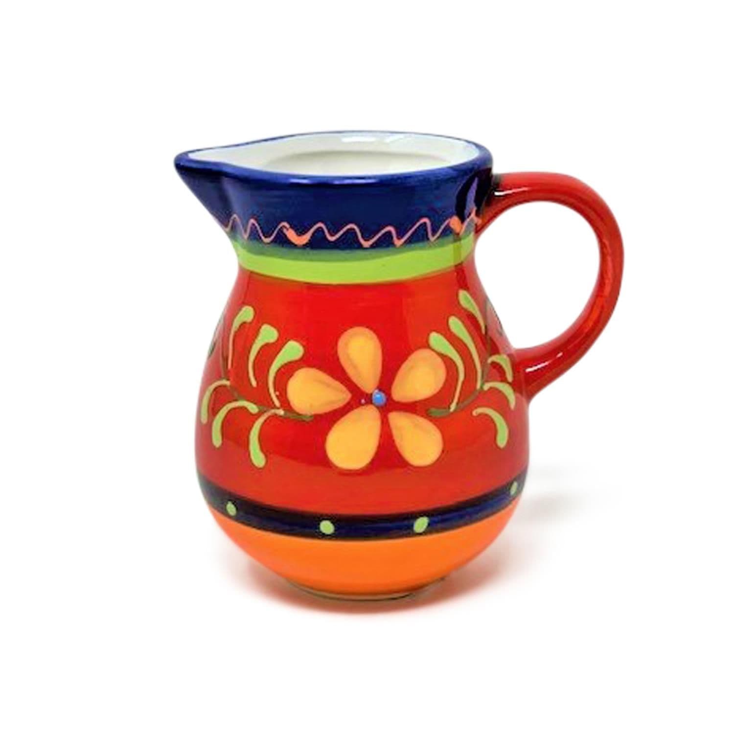 Classic Spanish Hand Painted Home Decor Mini Pourer Jug (H) 9cm Daisy Chains