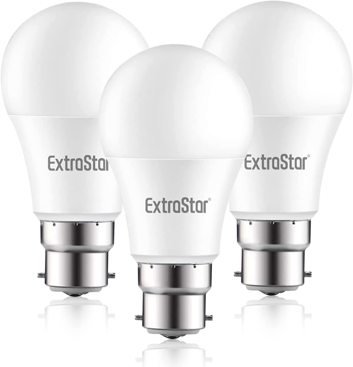 12W LED Globe Bulb B22 Daylight 6500K pack 3
