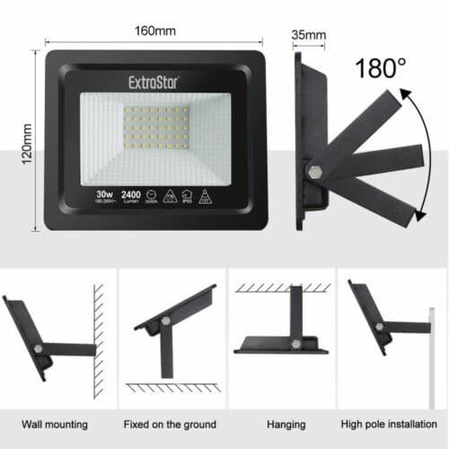 30W LED Floodlight Warm
