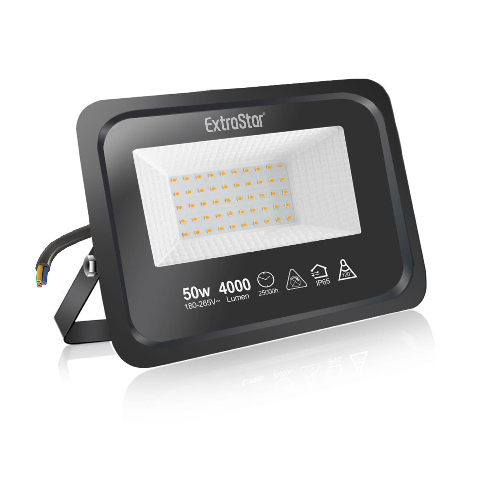 50W LED Floodlight Warm 3000K