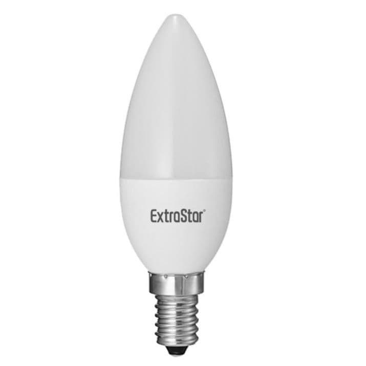 6W LED Candle Bulb E14 Daylight 6500K