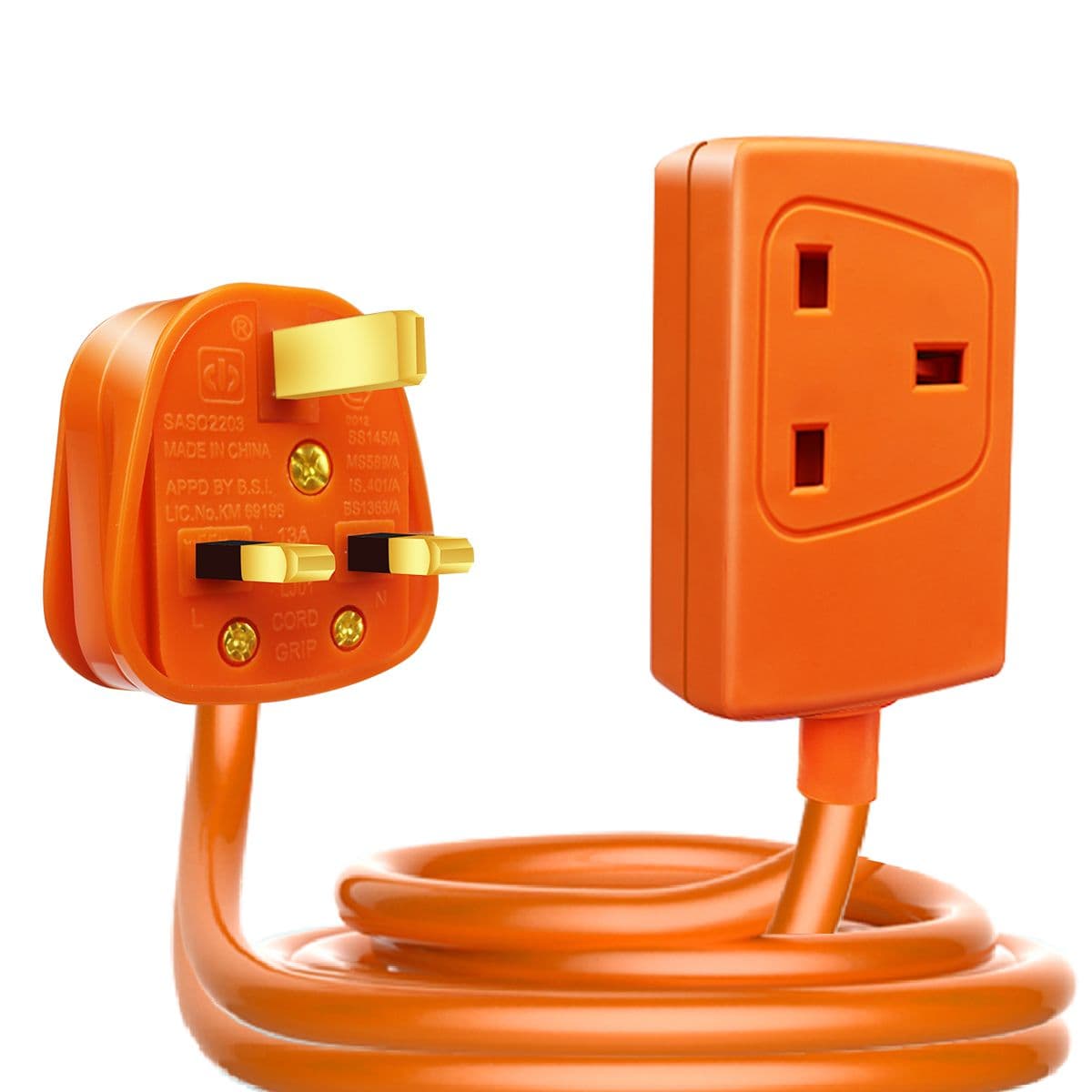 1 Gang Unswitched Extension Lead 20M