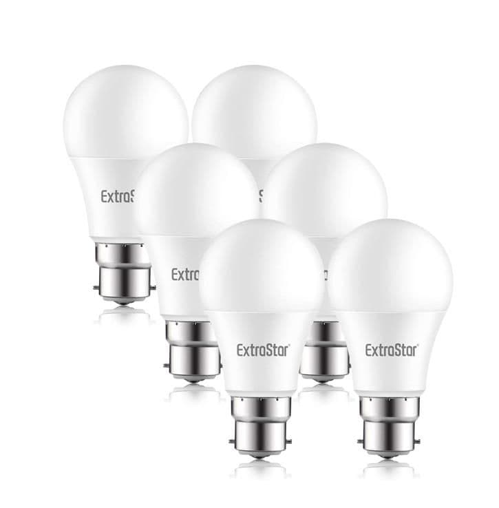8W LED Globe Bulb B22 Neutral 4200K pack 6