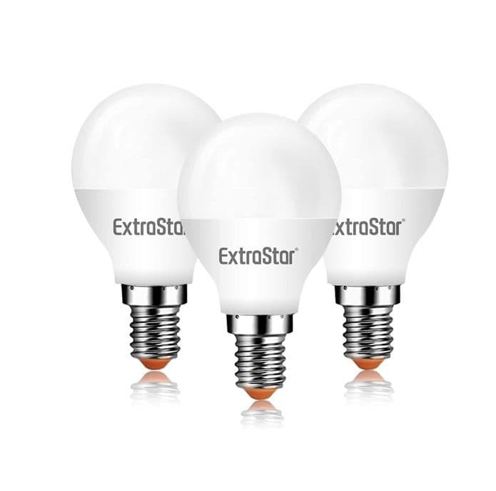 6W LED G45 Golf Ball Bulb E14 Warm 3000K