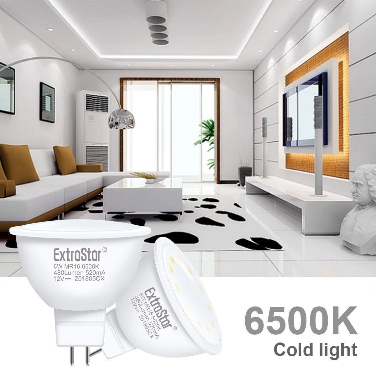 6W LED Bulb MR16 Daylight 6500K