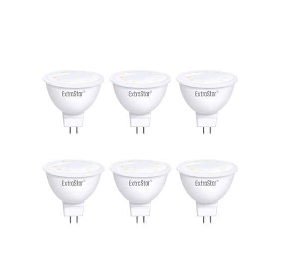 6W LED Bulb MR16 Daylight 6500K pack 10