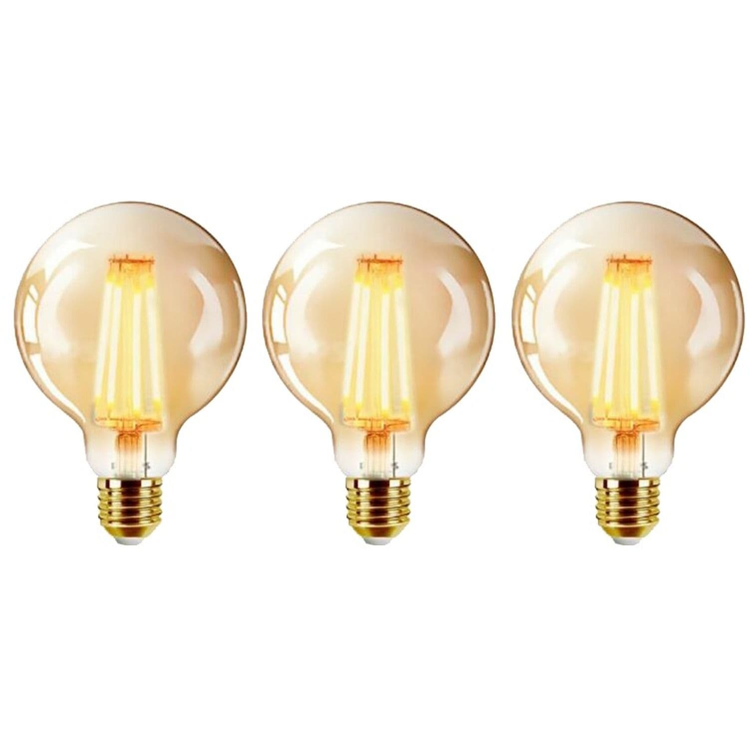 G125 6W LED Ball Bulb Ornament E27 Warm 2200K
