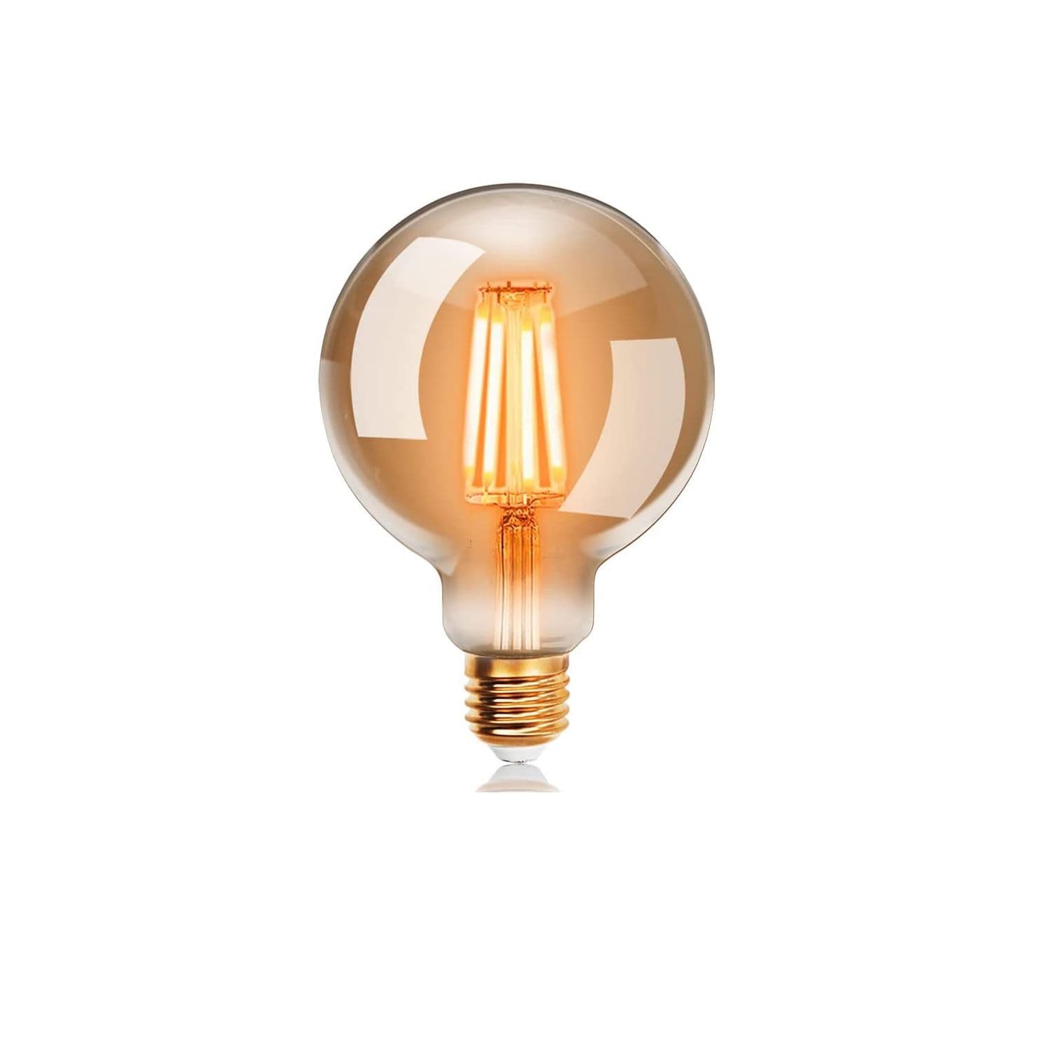 6W Filament Light Bulb E27 Warm 2200K