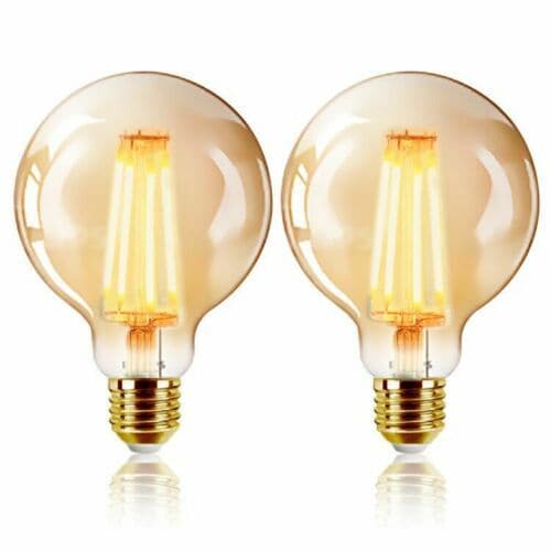 4W LED G95 Ball Bulb E27 Warm 2200K