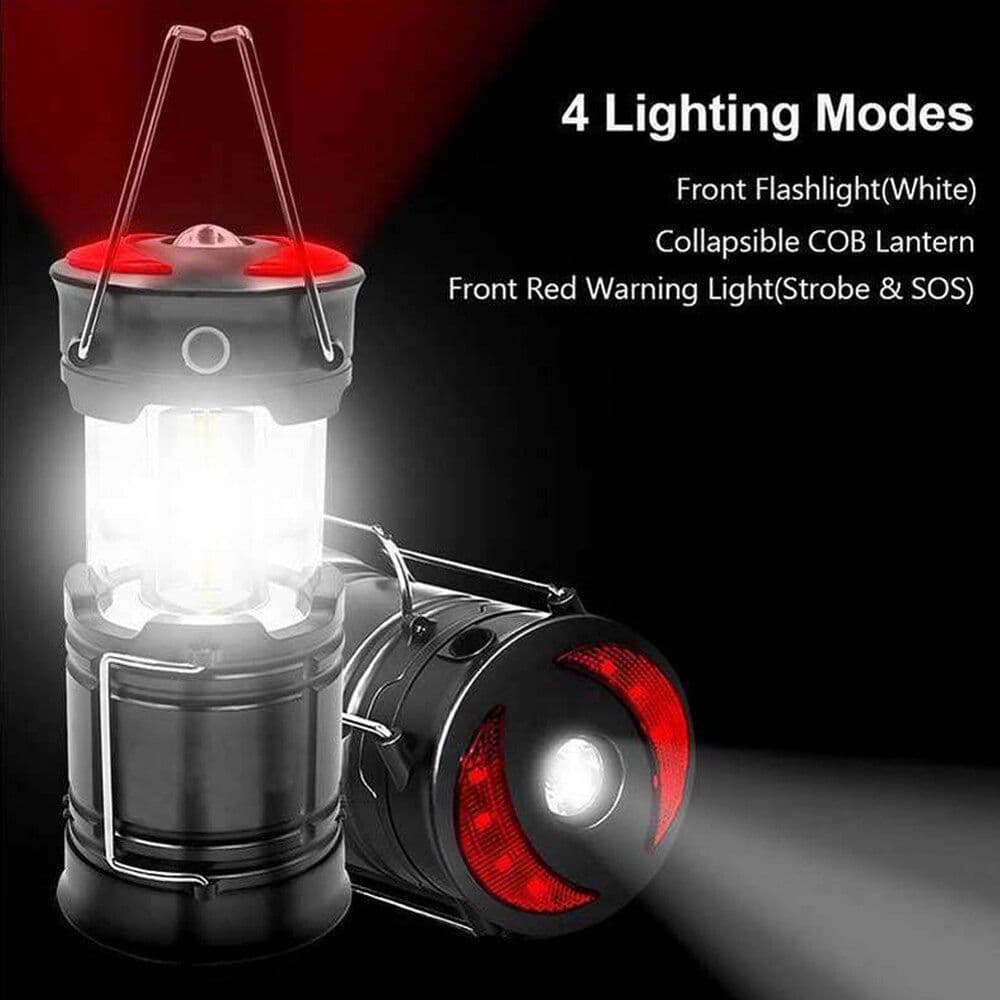 Rechargeable LED Portable Camping Lantern Battery Operated or USB Rechargeable