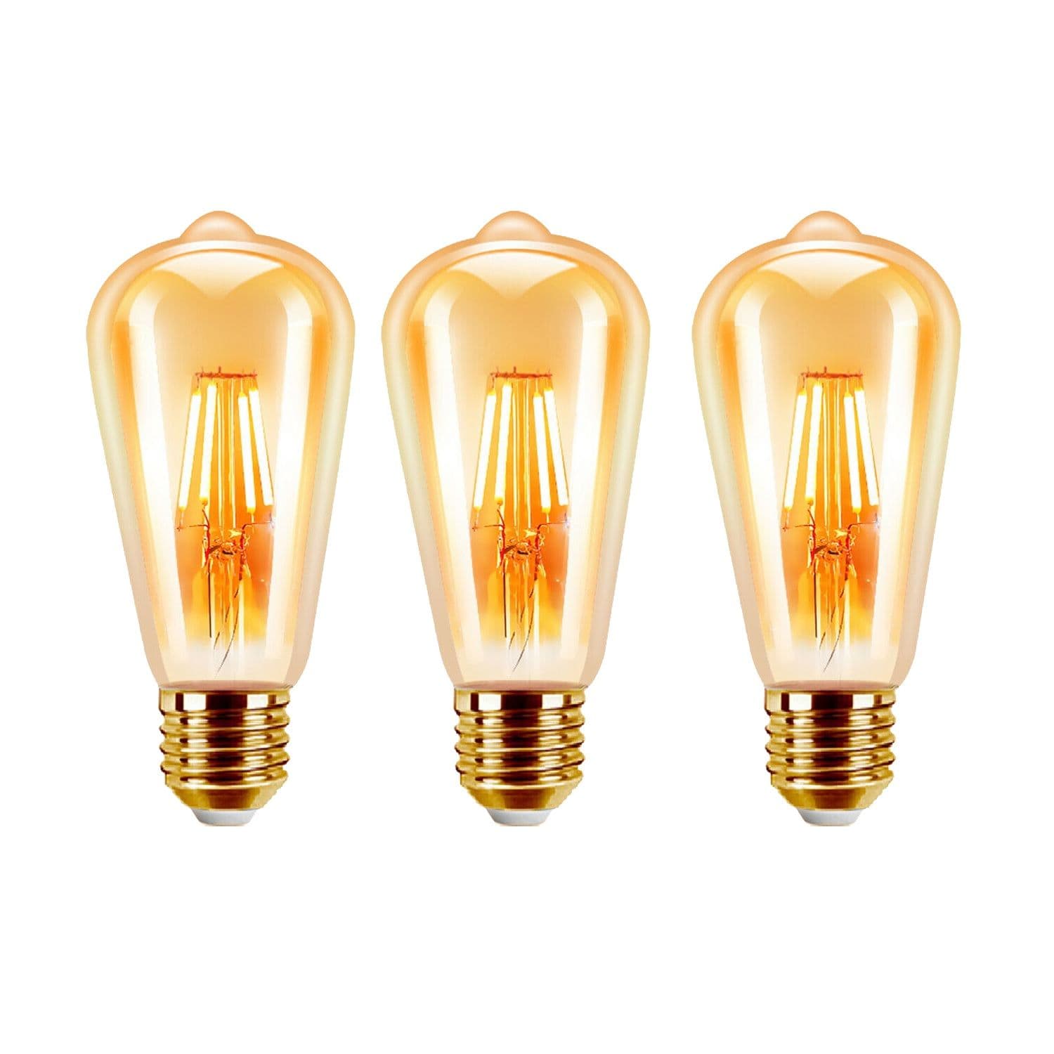 4W LED ST64 Filament Bulb E27 64 x 142mm 2200K