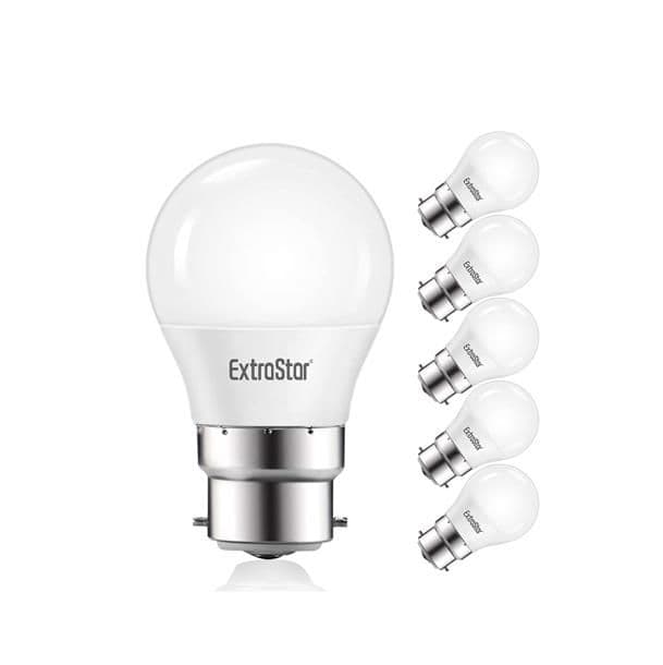 5W LED Golf Ball Bulb B22 Daylight 6500K
