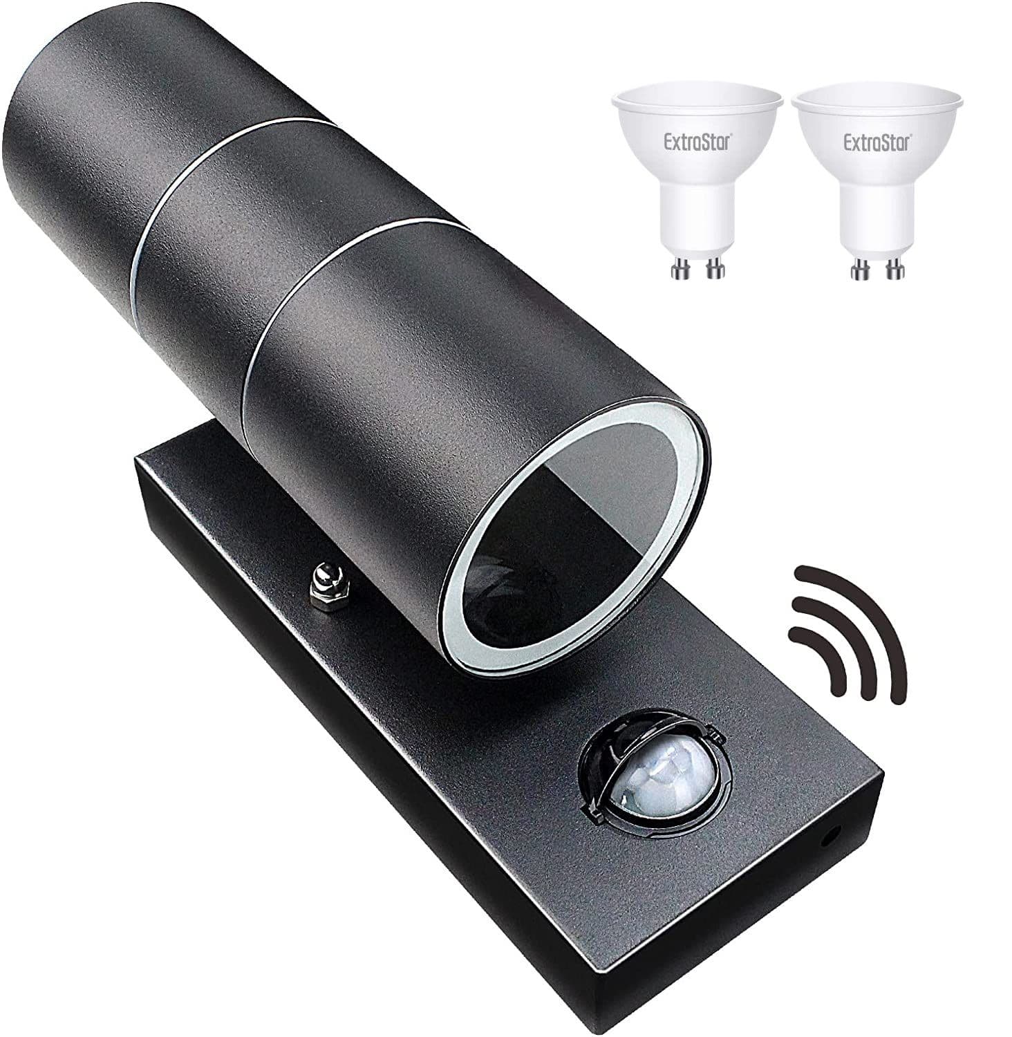 Outdoor PIR Sensor Up Down Wall light IP44