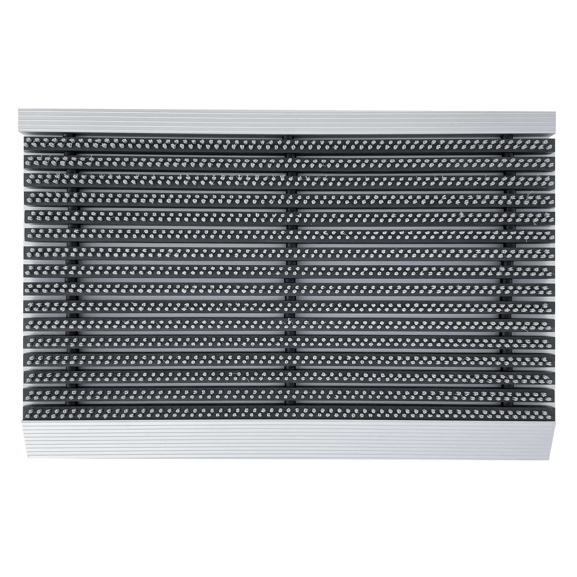 Aluminium Barrier Dirt Trapper Door Mat Brush 60cm x 40cm