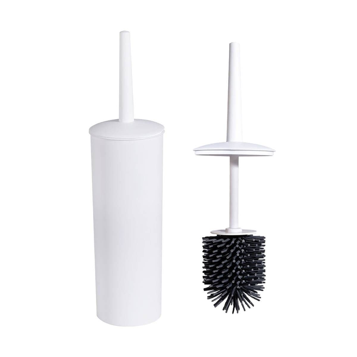 Turbular Toilet Brush & Holder Silicone Head